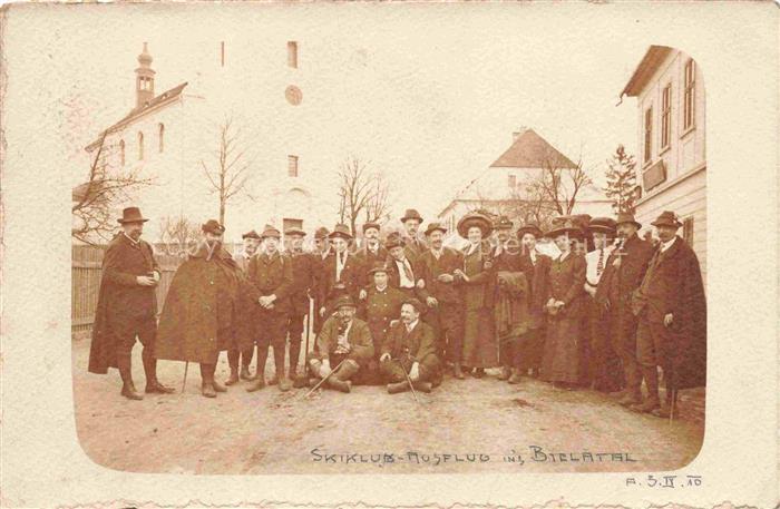 Bielatal Pirna Sachsen Skiclub Ausflug Gruppenaufnahme