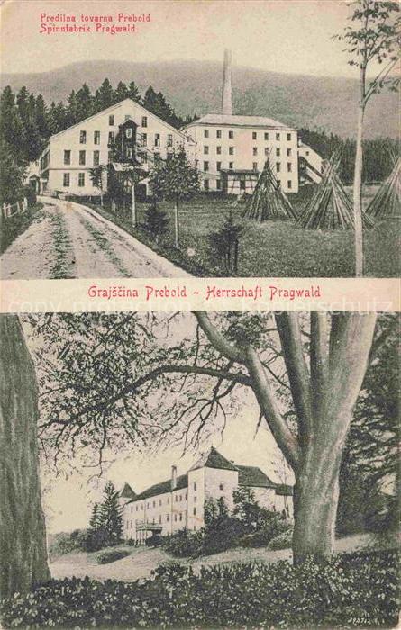 Pragwald Prebold pri Celju Slovenia Spinnfabrik Pragwald