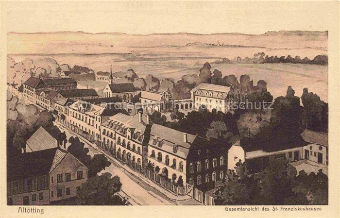 ALToeTTING Bayern Gesamtansicht des St Franziskushauses