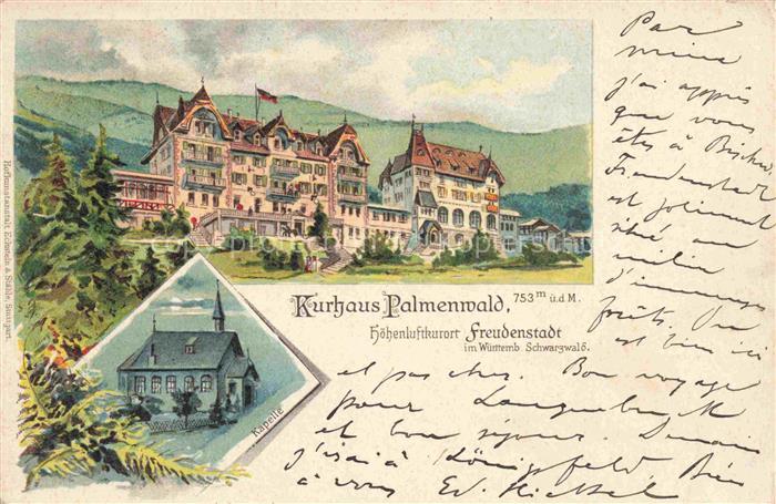 FREUDENSTADT BW Kurhaus Palmenwald Kapelle