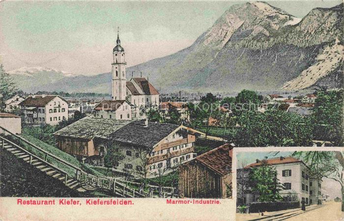 Kiefersfelden Rosenheim Bayern Restaurant Kiefer Marmor Industrie Kirche