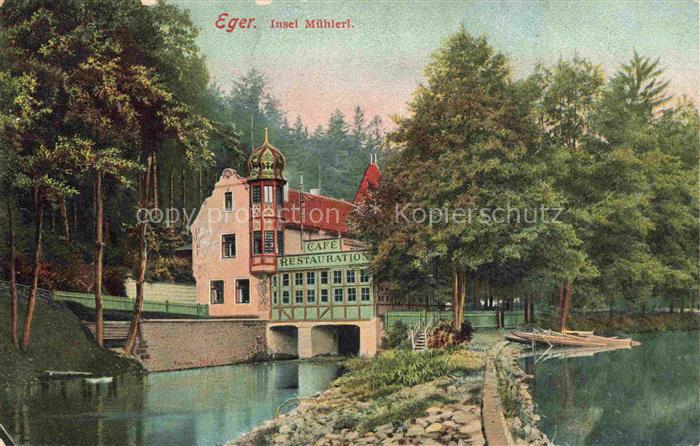 Eger  Cheb CZ Insel Muehlerl