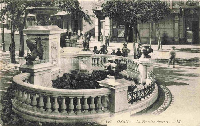 ORAN Algerie La Fontaine Aucourt