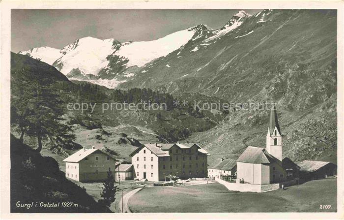 Gurgl Soelden oetztal Tirol AT Panorama Kirche