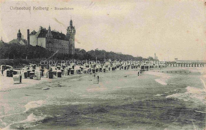 Kolberg  Ostseebad KOLOBRZEG PL Strandleben