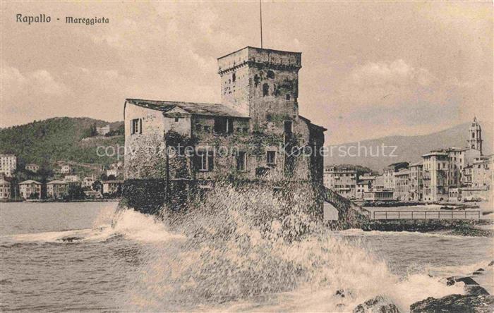 RAPALLO Liguria IT Mareggiata