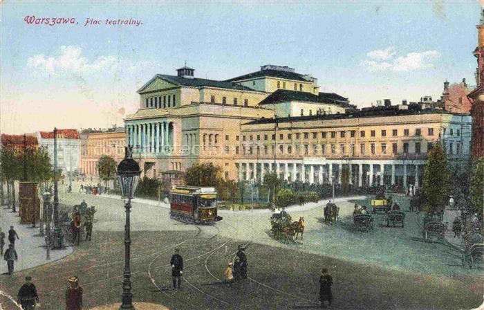 WARSZAWA Warschau PL Plac teatralny