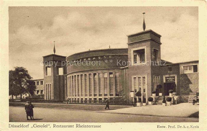DuessELDORF  CITY Gesolei Restaurant Rheinterrasse