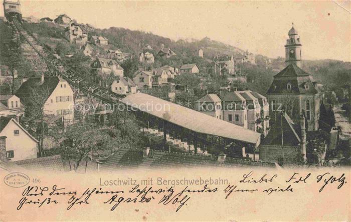 Loschwitz DRESDEN Elbe Panorama