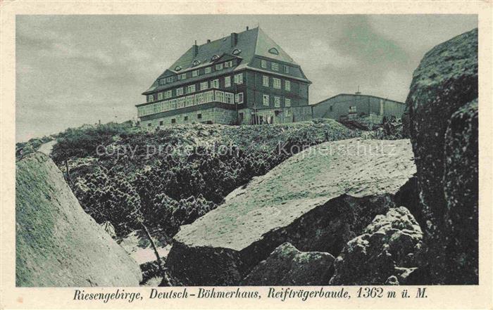 Reiftraegerbaude Schronisko na Szrenicy PL Deutsch Boehmerhaus