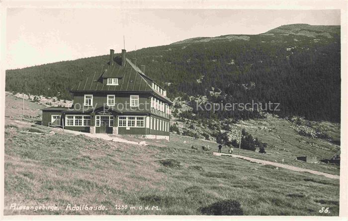 Adolfbaude 1200m Riesengebirge CZ Panorama