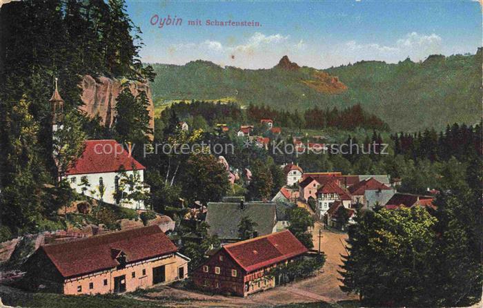 Oybin Sachsen mit Scharfenstein