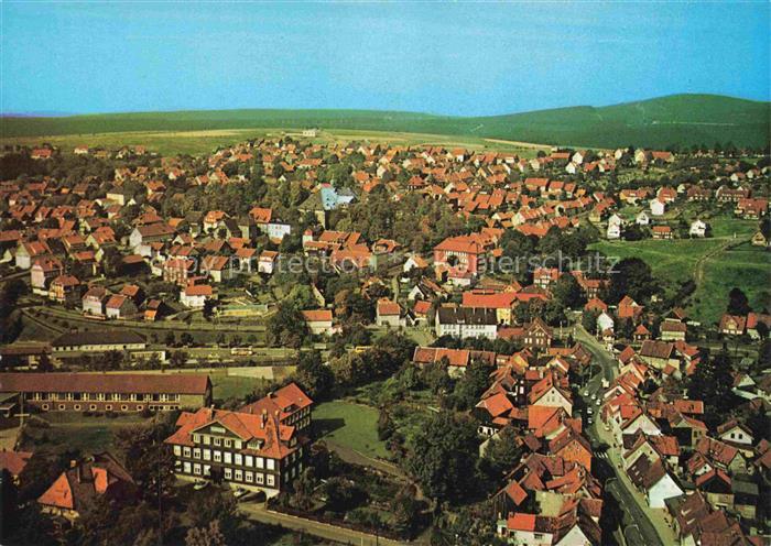 Clausthal-Zellerfeld Goslar Fliegeraufnahme