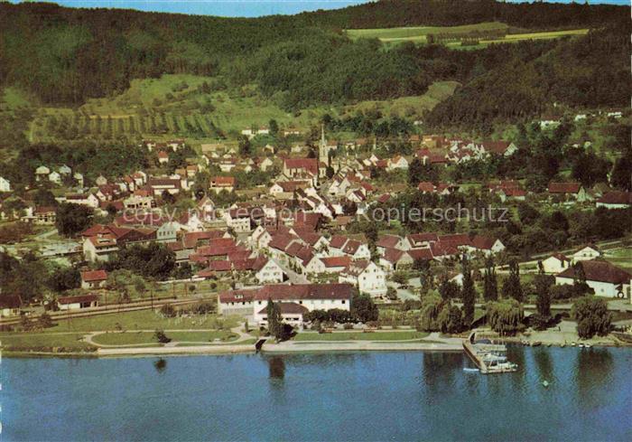 Ludwigshafen Bodman-Ludwigshafen Bodensee Fliegeraufnahme mit Strandhotel Adler