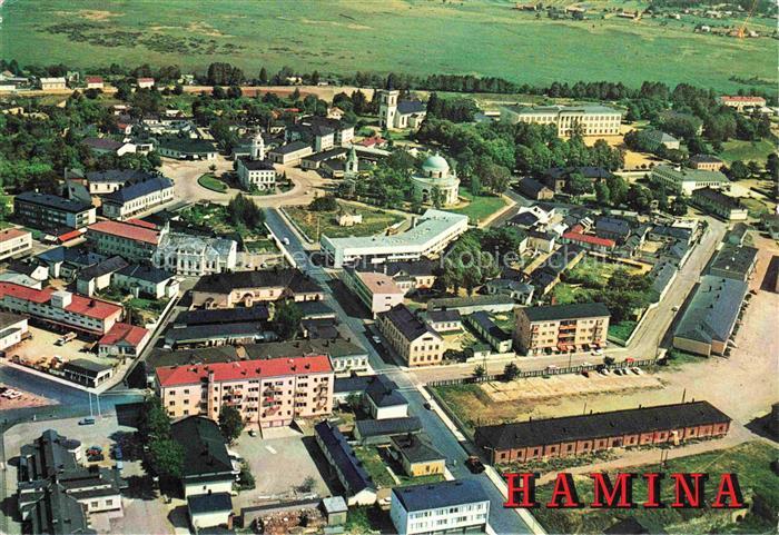 Hamina Frederikshamn Suomi Fliegeraufnahme