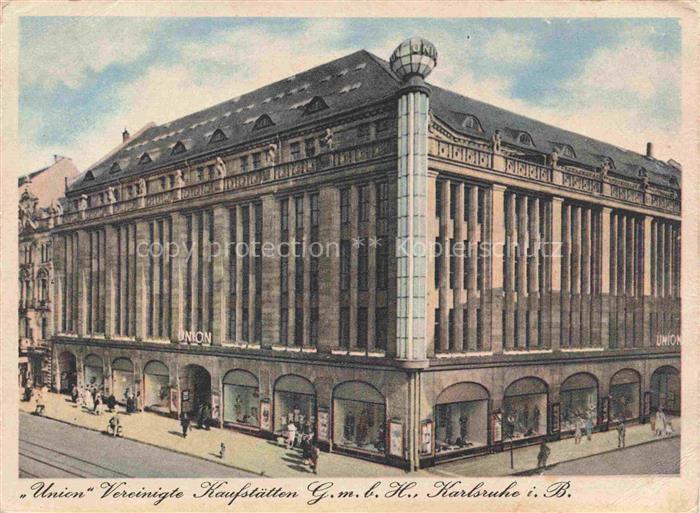 KARLSRUHE Baden Union Vereinigte Kaufstaetten