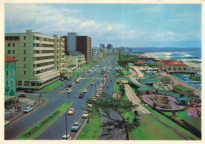 Durban Southafrica RSA Beach Front Hotels and Childrens Playland Marine Parade