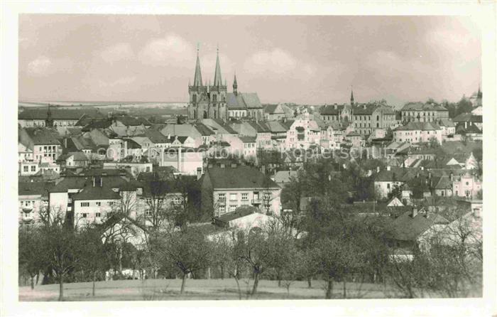 Chrudim Crudim Schumberg CZ Stadtansicht mit Kirche