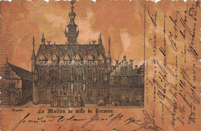 Tervere Veere Zeeland NL La Maison de ville de Tervere