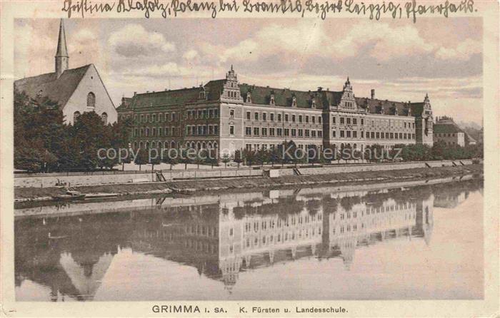 Grimma Sachsen Kgl Fuersten und Landesschule