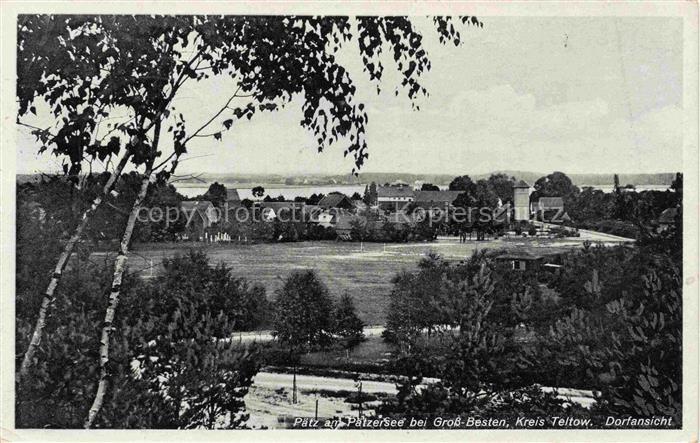 Paetz Bestensee Teltow Dahme-Spreewald Brandenburg Dorfansicht