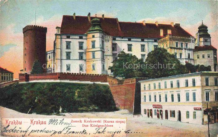 Krakau KRAKOW PL Das Koenigsschloss