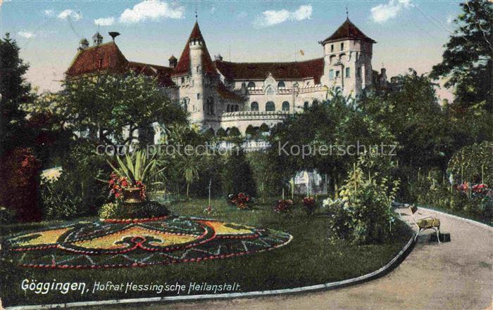 Goeggingen Augsburg Bayern Hofrat Hessingsche Heilanstalt