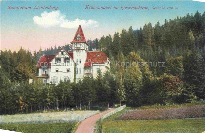 Krummhuebel Karpacz Riesengebirge PL Sanatorium Lichtenberg