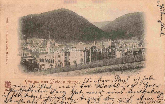 Friedrichroda Thueringen Panorama