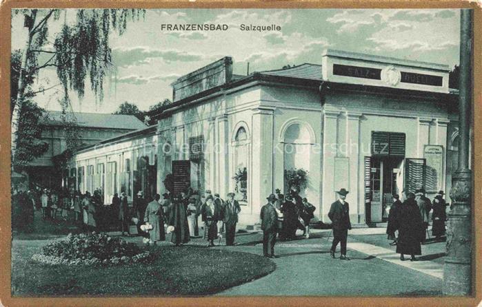 Franzensbad Boehmen FRANTISKOVY LAZNE CZ Salzquelle