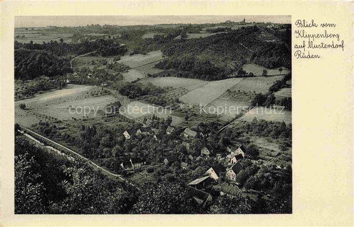 Rueden (ex Musterdorf) Solingen NRW Fliegeraufnahme