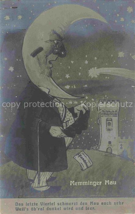 Memmingen Bayern Memminger Mau Das letzte Viertel Karikatur