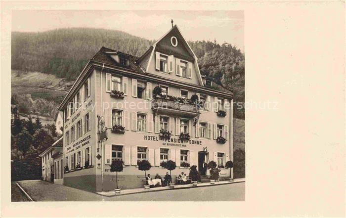 Triberg Schwarzwald BW Hotel Sonne