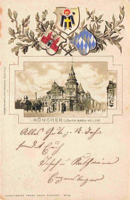 Muenchen Bayern Loewenbraeu Keller