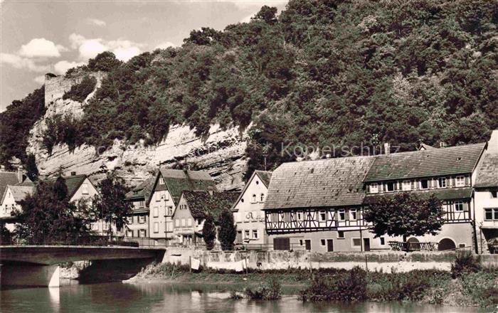 Muehlacker Burg Loeffelstelz mit Herrenwaagbruecke