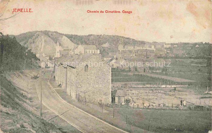 Jemelle Namur Belgie Chemin du Cimetiere Congo Feldpost