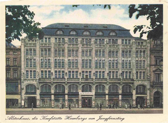HAMBURG  CITY Alsterhaus am Jungfernstieg