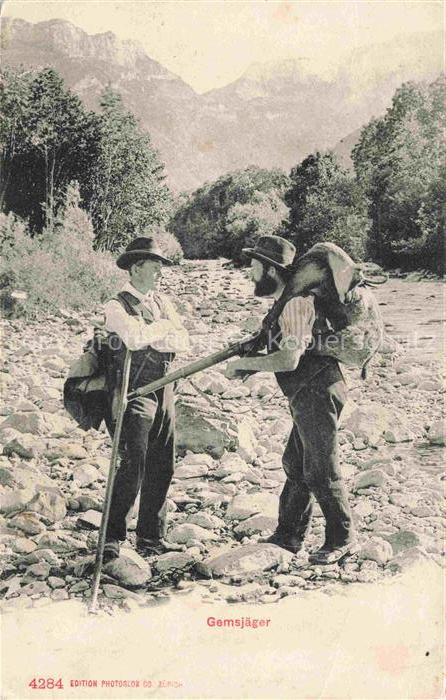 Jagd Chasse Hunting Gemsjaeger