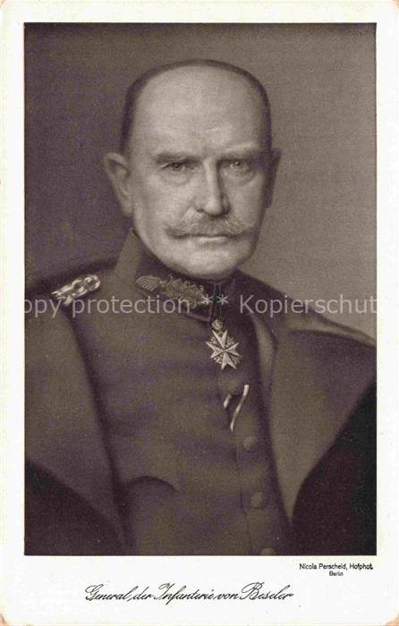Beseler von General Militaria Deutschland WK1 Nicola Perscheid Berlin
