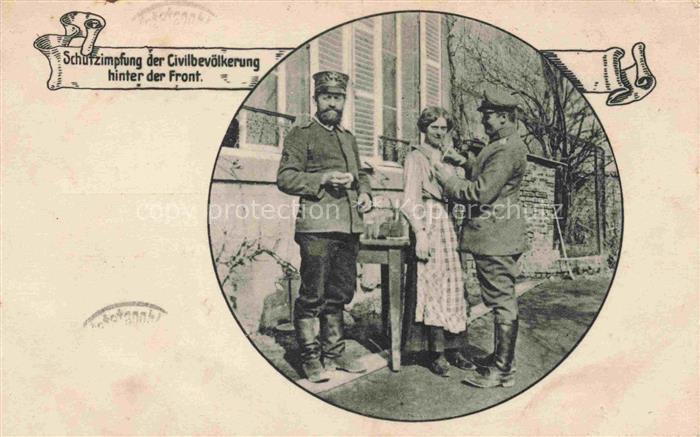 Militaria Deutschland Schutzimpfung hinter der Front