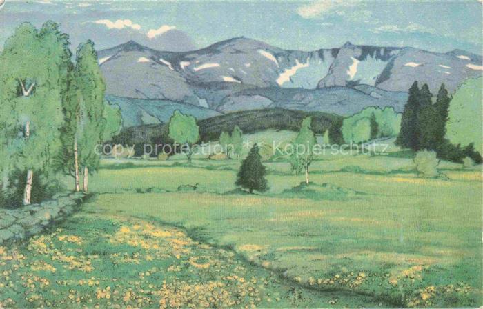 Iwan Friedrich Kuenstlerkarte Schneegruben