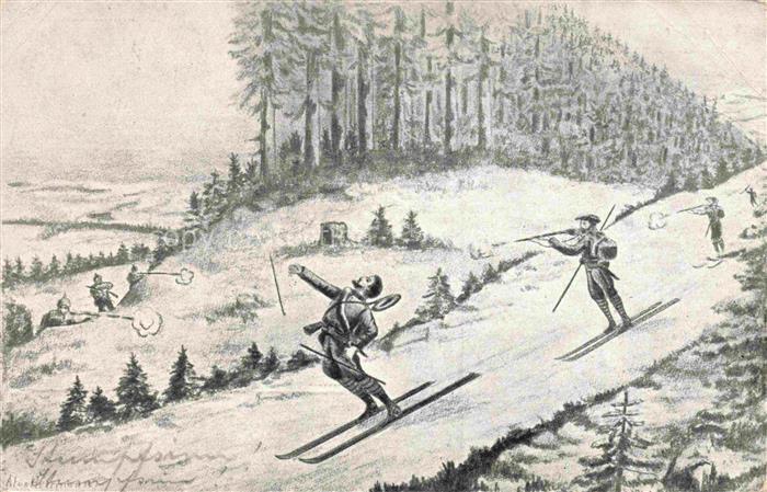 Gebirgsjaeger Chasseur Alpins Mountaineers Militaria-- Ski