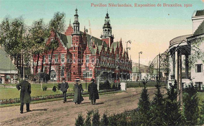 Exposition Bruxelles 1910 Pavillon Neerlandais