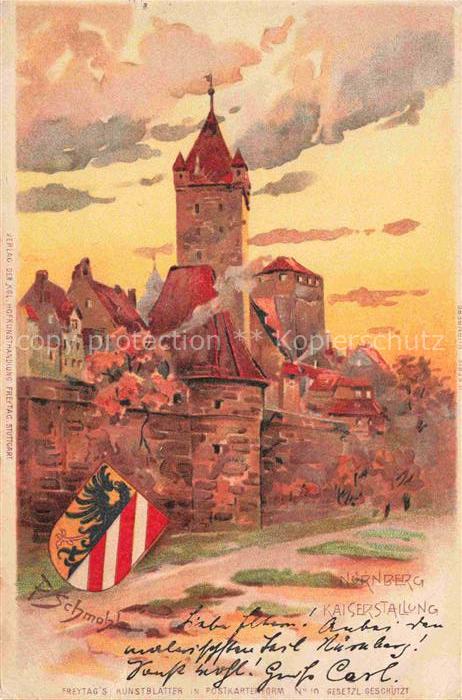 SCHMOHL P. Kuenstlerlitho Nuernberg Kaiserstallung