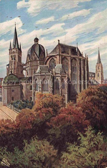 Verlag WIRO Wiedemann Nr. 2331 A Aachen Dom