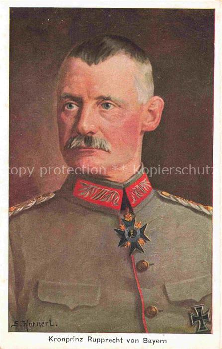 Adel Baden Monarchie Kronprinz Rupprecht Litho