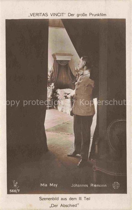 Foto Film-Sterne Nr. 566/7 Mia May Johannes Riemann Der Abschied