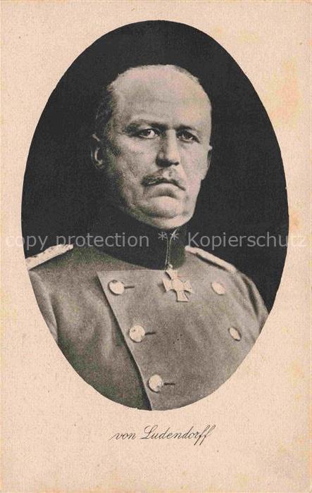 LUDENDORFF Erich Militaria Generaele Stab