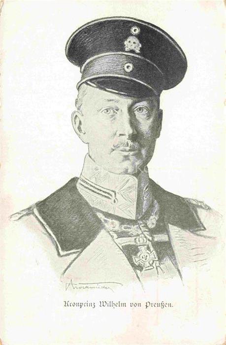 Adel Preussen Monarchie Kronprinz Wilhelm
