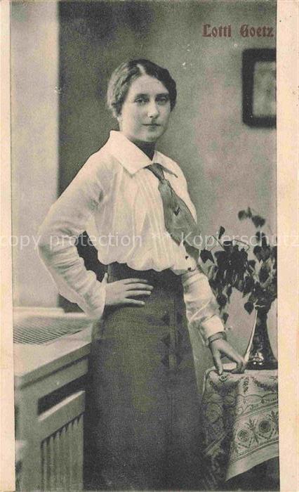 SchauspielerIN Actor Acteur Actrice Attore Attrice-- Lotti Goetz